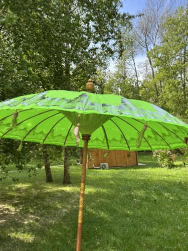 Parasol Balinais PBVE2  vue haut